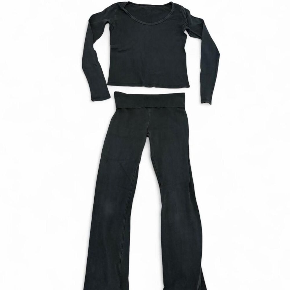 Brandy-melville Women's Black Joggers-tracksuits